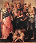 Madonna Enthroned with Four Saints by Rosso Fiorentino